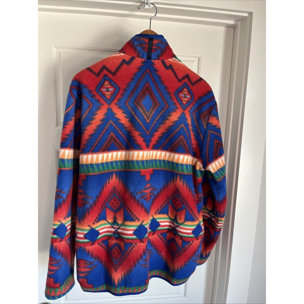 Polo Ralph Lauren Men Colorful Aztec Southwestern Beacon Fleece Sweatshirt M - Picture 14 of 16